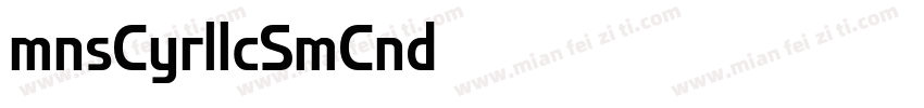 OmnesCyrillic SemiCond字体转换